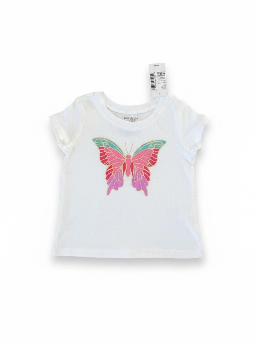 Children’s Place Girls White Butterfly Graphic Tee